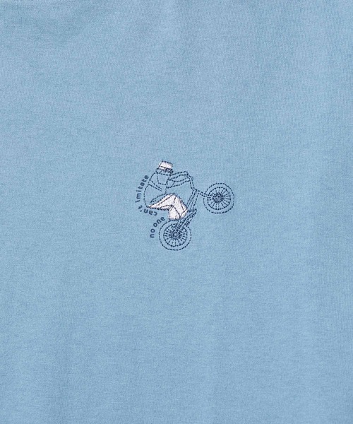j.n.r.d(ジェー・エヌ・アール・ディー)の「1ポイントメッセージTシャツ(Tシャツ/カットソー・メンズ・ホワイト/サックスブルー/ブラック・LL/M/L)」の8枚目の写真