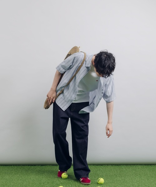 MUHET（ミュエータ）の「ストライプシャツ（シャツ/ブラウス・レディース・ブルー/ピンク・X-LARGE/MEDIUM）」の15枚目の写真