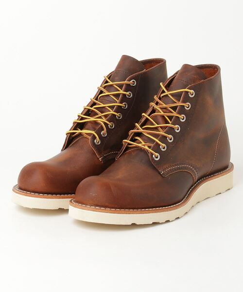 RED WING(レッドウィング)の「RED WING 6-INCH CLASSIC ROUND レッドウィング 6インチ クラシックラウンド(ブーツ・メンズ・ベージュ/ブラウン/ブラック・26.5cm/26cm/25.5cm/25cm/27.5cm/27cm/28cm)」の2枚目の写真