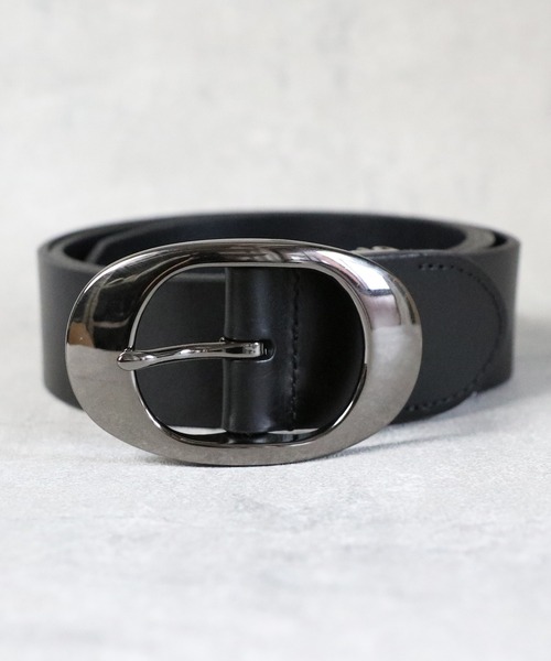 ８(eight)（エイト）の「40mmグラデーションベルト本革（ベルト・メンズ・ネイビー/イエロー/ブラウン/ダークブラウン/グリーン/レッド/ブラック・FREE）」の2枚目の写真