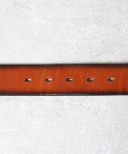 ８(eight)（エイト）の「40mmグラデーションベルト本革（ベルト・メンズ・ネイビー/イエロー/ブラウン/ダークブラウン/グリーン/レッド/ブラック・FREE）」の17枚目の写真