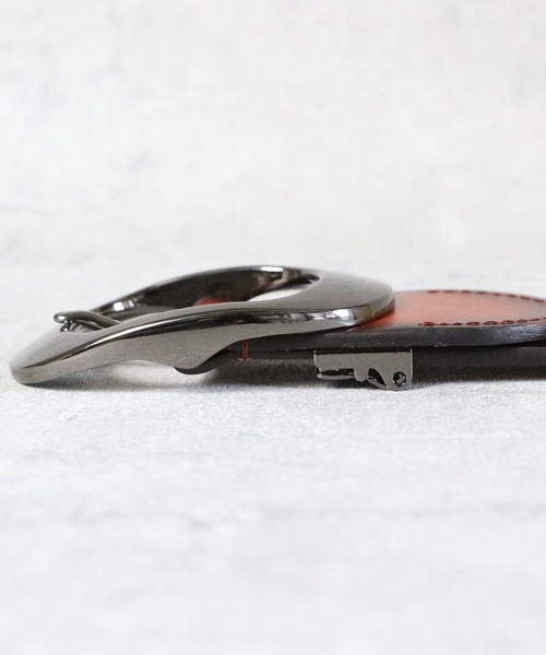 ８(eight)（エイト）の「40mmグラデーションベルト本革（ベルト・メンズ・ネイビー/イエロー/ブラウン/ダークブラウン/グリーン/レッド/ブラック・FREE）」の12枚目の写真