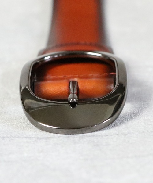 ８(eight)（エイト）の「40mmグラデーションベルト本革（ベルト・メンズ・ネイビー/イエロー/ブラウン/ダークブラウン/グリーン/レッド/ブラック・FREE）」の16枚目の写真