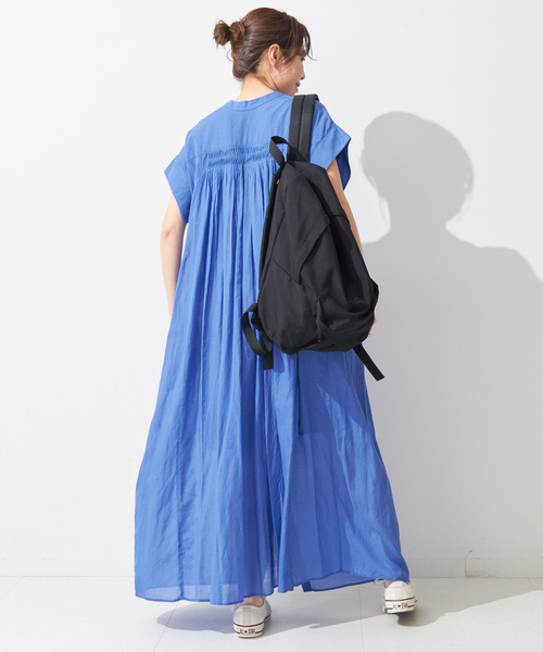 Spick & Span（スピックアンドスパン）の「ボイルピンタックワンピース（ワンピース・レディース・ブラックミックス/ベージュ/ブルー・36/38）」の17枚目の写真