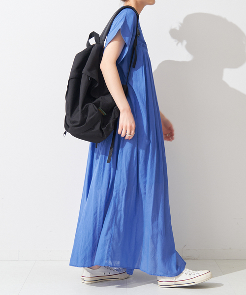 Spick & Span（スピックアンドスパン）の「ボイルピンタックワンピース（ワンピース・レディース・ブラックミックス/ベージュ/ブルー・36/38）」の19枚目の写真