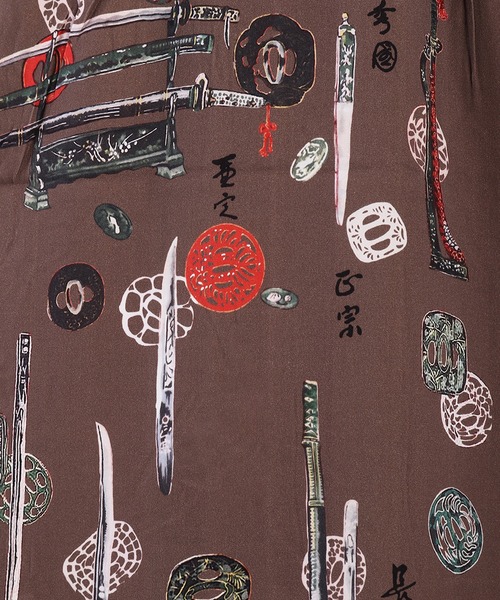HOUSTON 和風アロハシャツ（日本刀・鯉・風神雷神）（シャツ/ブラウス