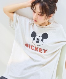【Disney/ディズニー】ミッキープリント半袖Tシャツ《大きいサイズ有》◆限定展開/別注/Mickey Mouse