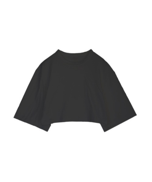 AMAIL（アマイル）の「Jaefun cropd cloth（Tシャツ/カットソー・レディース・ピンク/ブラック/グレー/ホワイト・FREE）」の12枚目の写真