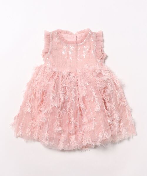 【セール】【aimoha-KIDS-】ノースリーブメッシュワンピース（ワンピース）｜aimoha（アイモハ）