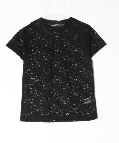 Per sist ence(パーシエンス)の「レースコンパクトTシャツ(Tシャツ/カットソー・レディース・オフホワイト/ブラック・FREE)」の13枚目の写真
