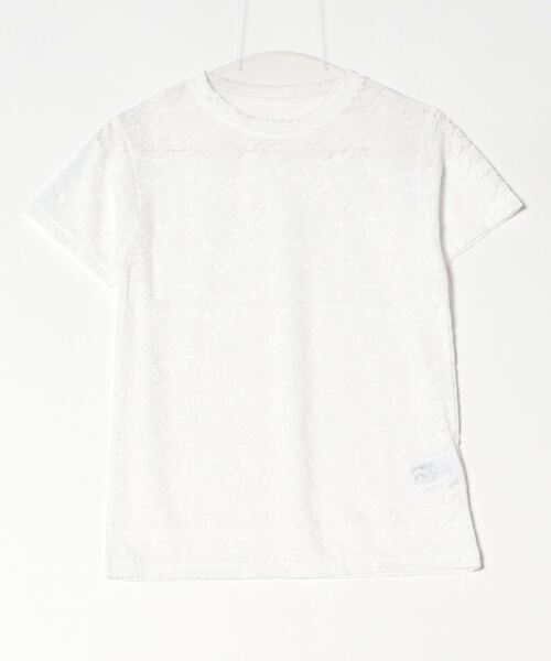 Per sist ence(パーシエンス)の「レースコンパクトTシャツ(Tシャツ/カットソー・レディース・オフホワイト/ブラック・FREE)」の16枚目の写真