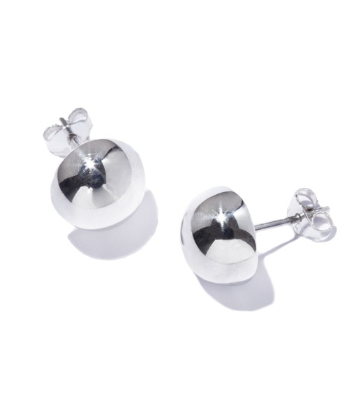 quip queint(クイップクエイント)の「【quip queint】bowling studs pierce / ボウリング スタッド ピアス(ピアス(両耳用)・レディース・シルバー・FREE)」の4枚目の写真
