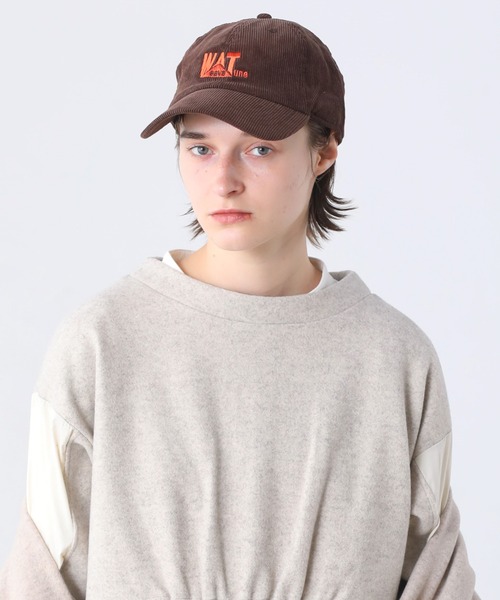 Kelen(ケレン)の「「KELEN/ケレン」オリジナルコーデュロイキャップ(キャップ・レディース・ピンク/グリーン/ブラウン/ボルドー/ベージュ・FREE)」の2枚目の写真