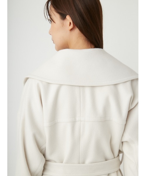 FRAY I.D（フレイアイディー）の「ビッグカラーショートコート（その他アウター・レディース・キャメル/ピンク/アイボリー・0/1）」の11枚目の写真