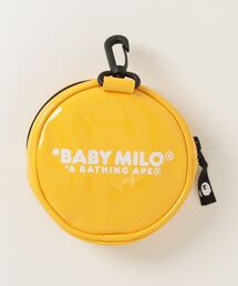 A BATHING APE baby miloサファリ柄ポーチ　ミラー付きマルチ A BATHING APE baby miloサファリ柄ポーチ ミラー付きマルチ A