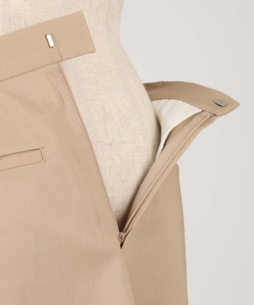 1chaku.（イッチャク）の「ローライズミディ丈スカート（スカート・レディース・ベージュ/ブラック/カーキ・マルチサイズ）」の10枚目の写真