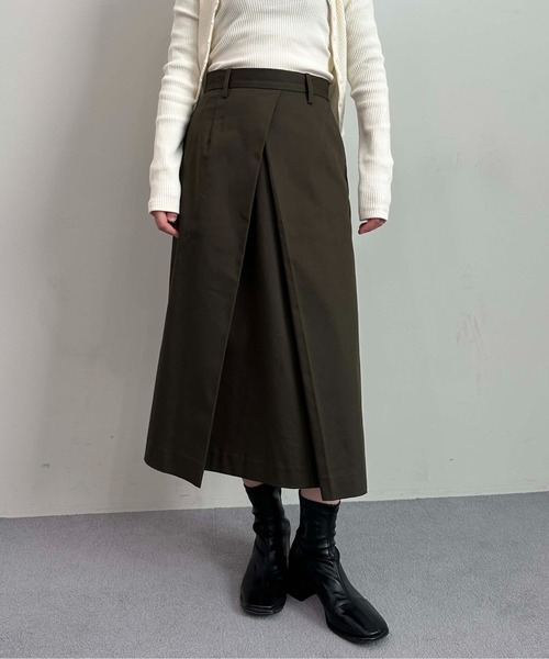 1chaku.（イッチャク）の「ローライズミディ丈スカート（スカート・レディース・ベージュ/ブラック/カーキ・マルチサイズ）」の13枚目の写真