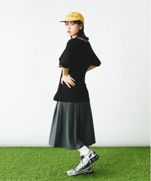 Adoon plain(アドーンプレーン)の「袖ステッチピスネームポロシャツ(ポロシャツ・メンズ・ブラック/ネイビー/ベージュ・LARGE/MEDIUM)」の14枚目の写真