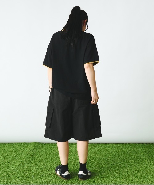 Adoon plain(アドーンプレーン)の「袖ステッチピスネームポロシャツ(ポロシャツ・メンズ・ブラック/ネイビー/ベージュ・LARGE/MEDIUM)」の13枚目の写真