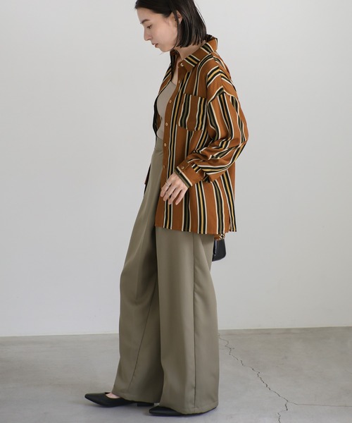 レトロストライプシャツ（シャツ/ブラウス）｜select MOCA（セレクト