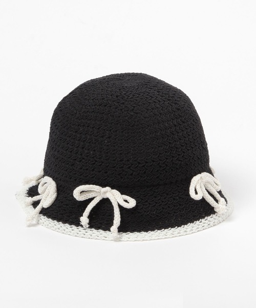 3.3 Field Trip （3.3フィールドトリップ）の「3.3 Field Trip／リボン バケハ（ハット・レディース・ホワイト/ブラック・0）」の4枚目の写真