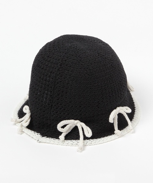 3.3 Field Trip （3.3フィールドトリップ）の「3.3 Field Trip／リボン バケハ（ハット・レディース・ホワイト/ブラック・0）」の5枚目の写真