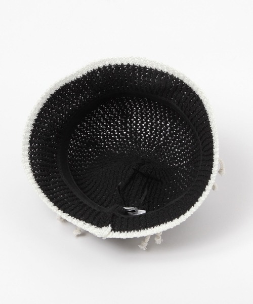 3.3 Field Trip （3.3フィールドトリップ）の「3.3 Field Trip／リボン バケハ（ハット・レディース・ホワイト/ブラック・0）」の6枚目の写真