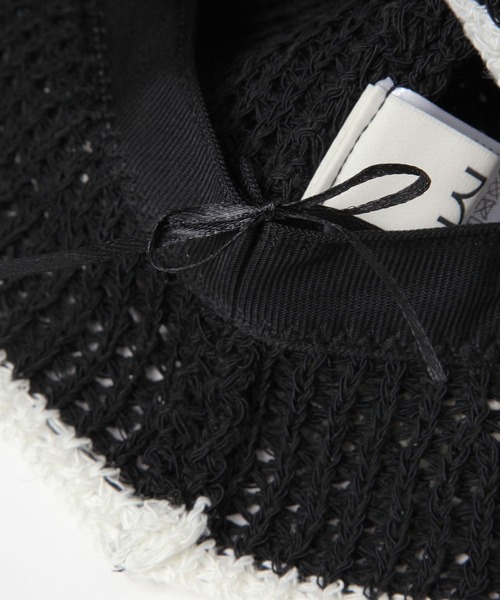 3.3 Field Trip （3.3フィールドトリップ）の「3.3 Field Trip／リボン バケハ（ハット・レディース・ホワイト/ブラック・0）」の8枚目の写真