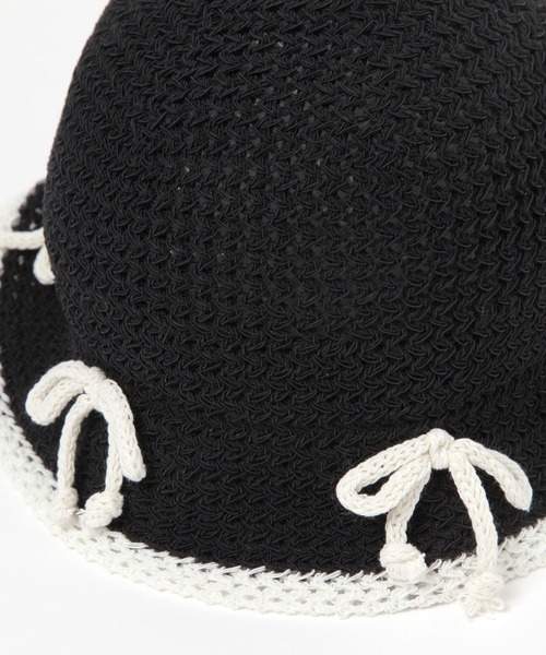 3.3 Field Trip （3.3フィールドトリップ）の「3.3 Field Trip／リボン バケハ（ハット・レディース・ホワイト/ブラック・0）」の9枚目の写真