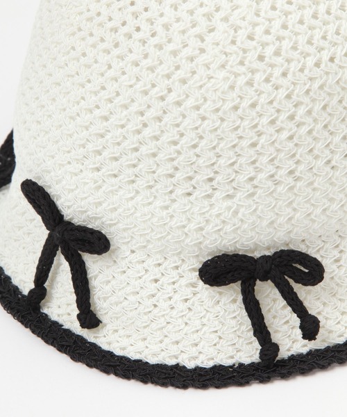 3.3 Field Trip （3.3フィールドトリップ）の「3.3 Field Trip／リボン バケハ（ハット・レディース・ホワイト/ブラック・0）」の11枚目の写真