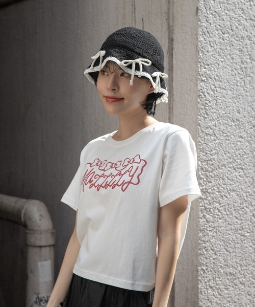 3.3 Field Trip （3.3フィールドトリップ）の「3.3 Field Trip／リボン バケハ（ハット・レディース・ホワイト/ブラック・0）」の14枚目の写真