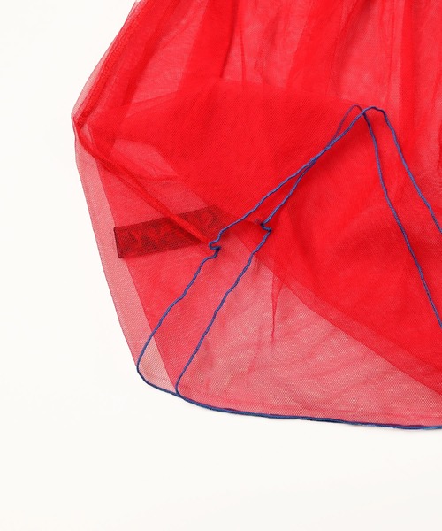 PEANUTS(ピーナッツ)の「【PEANUTS】スヌーピー/ワッペンチュールスカート(スカート・キッズ・レッド・S/M/L/LL)」の5枚目の写真