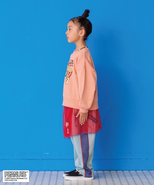 PEANUTS(ピーナッツ)の「【PEANUTS】スヌーピー/ワッペンチュールスカート(スカート・キッズ・レッド・S/M/L/LL)」の10枚目の写真