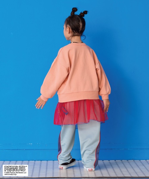 PEANUTS(ピーナッツ)の「【PEANUTS】スヌーピー/ワッペンチュールスカート(スカート・キッズ・レッド・S/M/L/LL)」の11枚目の写真