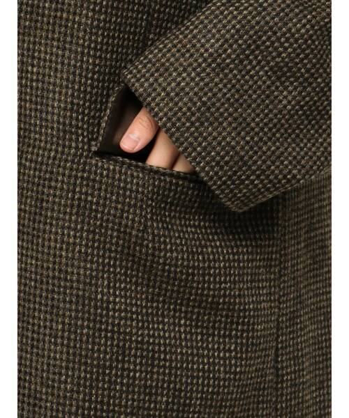 EMODA（エモダ）の「ボクシーミニワンピースジャケット（テーラードジャケット・レディース・ミント/その他/グレー・FREE）」の5枚目の写真