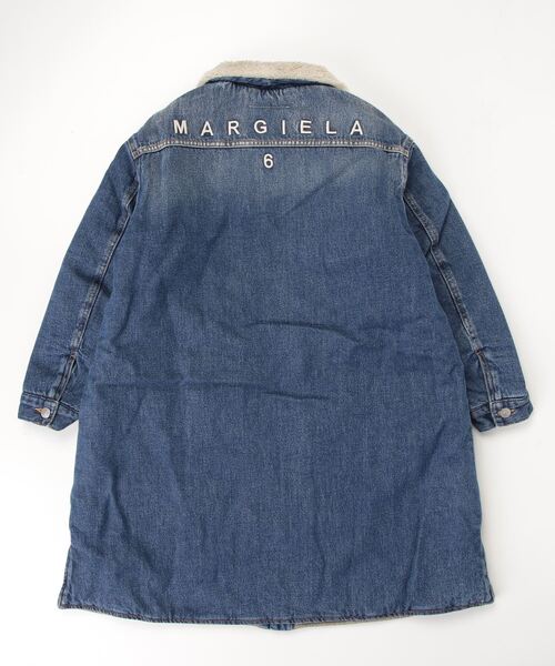 良品】MM6 メゾンマルジェラ ロング デニムシャツ ジャケット ＭＭ6メゾンマルジェラデニムシャツ
