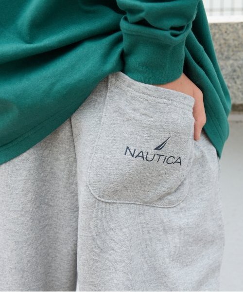 NAUTICA（ノーティカ）の「【大人向けサイズあり】【NAUTICA】フロントロゴ刺繍スウェットパンツ（スウェットパンツ・キッズ・グレー/エメラルド/ネイビー・M/L/XL）」の7枚目の写真