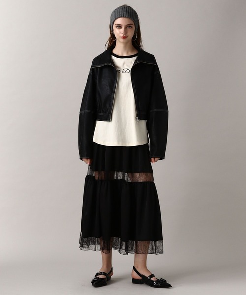 FOREVER 21(フォーエバー トゥエンティーワン)の「【2024FW】フェイクレザークロップドブルゾン(ブルゾン・レディース・ブラウン/ブラック・FREE)」の18枚目の写真