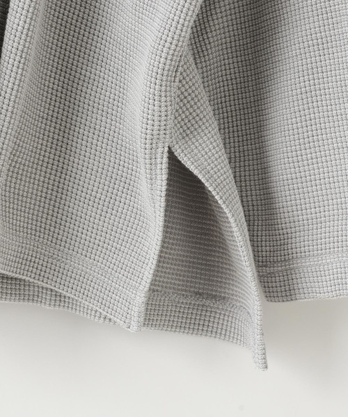 LOWRYS FARM（ローリーズファーム）の「ワッフルフーディー　150968（Tシャツ/カットソー・キッズ・グレー/オフホワイト・150cm/140cm/130cm/120cm/110cm）」の4枚目の写真