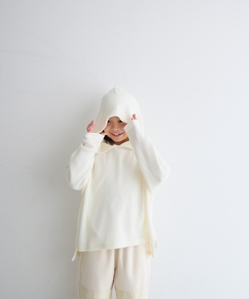 LOWRYS FARM（ローリーズファーム）の「ワッフルフーディー　150968（Tシャツ/カットソー・キッズ・グレー/オフホワイト・150cm/140cm/130cm/120cm/110cm）」の15枚目の写真