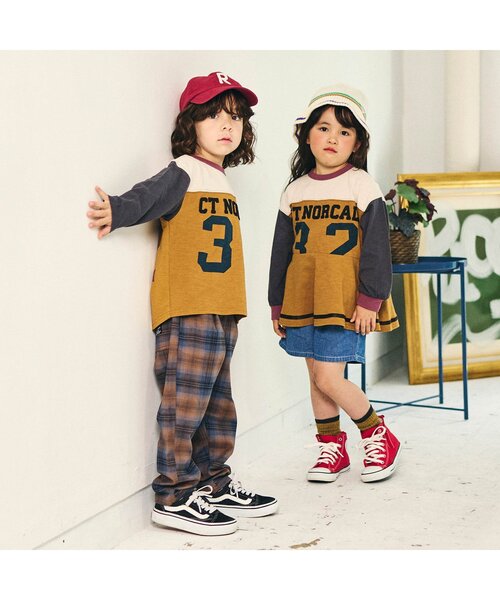 F.O.KIDS（エフオーキッズ）の「ロゴアップリケキャップ（キャップ・キッズ・ブラック/カーキ/レッド/レインボー/ネイビー・50/54/58）」の18枚目の写真