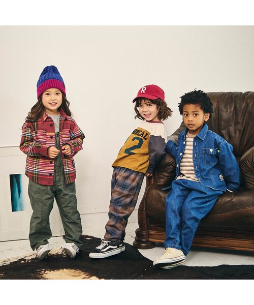 F.O.KIDS（エフオーキッズ）の「ロゴアップリケキャップ（キャップ・キッズ・ブラック/カーキ/レッド/レインボー/ネイビー・50/54/58）」の19枚目の写真