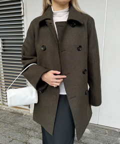 セール】DOUBLE BREASTED MID コート（ピーコート）｜MOUSSY（マウジー