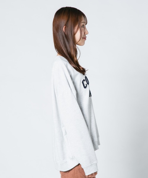 CONVERSE(コンバース)の「【CONVERSE/コンバース】カレッジプリント ミニ裏毛スウェットトレーナー(スウェット・レディース・ブルー/オレンジ/ブラック/ライトグレー・LARGE/MEDIUM)」の16枚目の写真