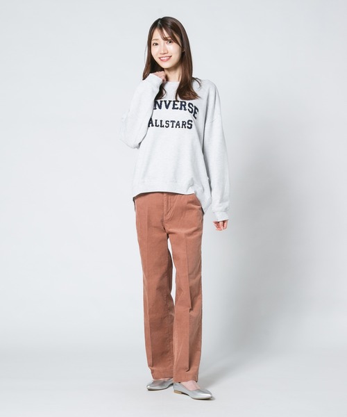 CONVERSE(コンバース)の「【CONVERSE/コンバース】カレッジプリント ミニ裏毛スウェットトレーナー(スウェット・レディース・ブルー/オレンジ/ブラック/ライトグレー・LARGE/MEDIUM)」の15枚目の写真