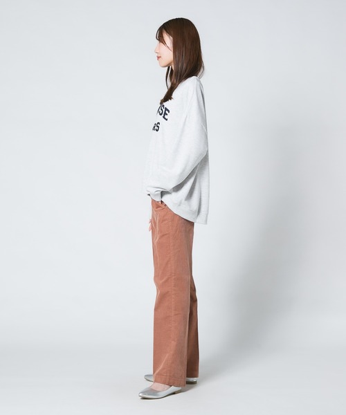 CONVERSE(コンバース)の「【CONVERSE/コンバース】カレッジプリント ミニ裏毛スウェットトレーナー(スウェット・レディース・ブルー/オレンジ/ブラック/ライトグレー・LARGE/MEDIUM)」の14枚目の写真