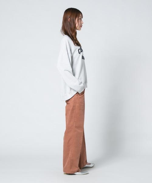 CONVERSE(コンバース)の「【CONVERSE/コンバース】カレッジプリント ミニ裏毛スウェットトレーナー(スウェット・レディース・ブルー/オレンジ/ブラック/ライトグレー・LARGE/MEDIUM)」の12枚目の写真