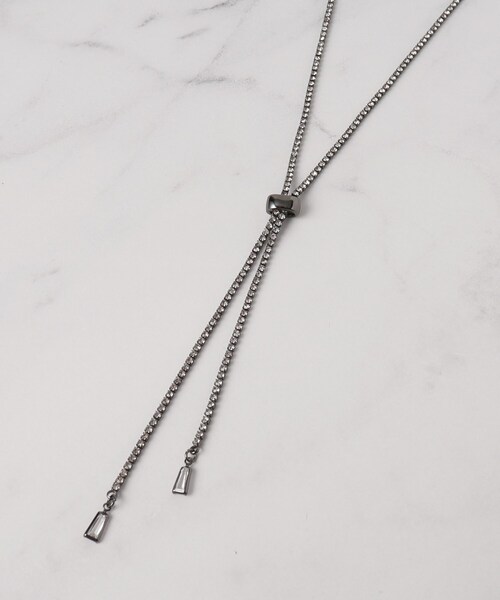 SHOO・LA・RUE（シューラルー）の「◆キラキラダイヤレーンネックレス（ネックレス・レディース・シルバー/ゴールド/シルバー系その他/ピンクゴールド・00）」の2枚目の写真