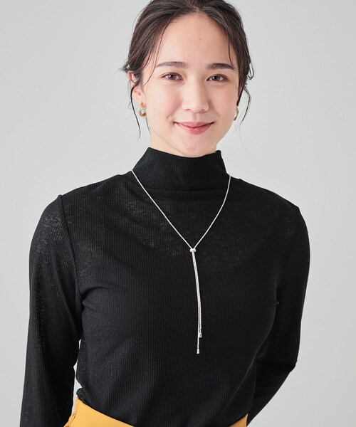 SHOO・LA・RUE（シューラルー）の「◆キラキラダイヤレーンネックレス（ネックレス・レディース・シルバー/ゴールド/シルバー系その他/ピンクゴールド・00）」の10枚目の写真