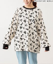【リンク】アドベンチャーワールド/ワッフルTシャツ（おとな）
